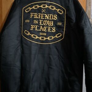 Dixxon Black Jacket with Gold Graphic